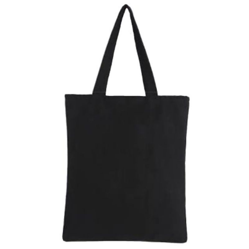 CANVAS black tote bag